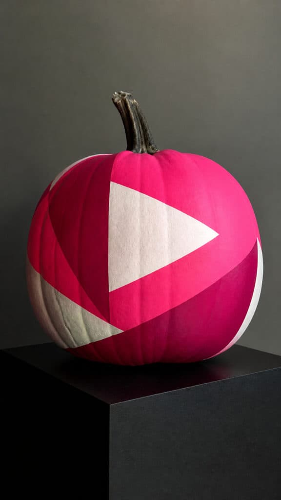 Hot Pink Modern Geometric Design