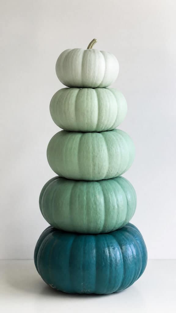 Stacked Pumpkin Cairn Tower
