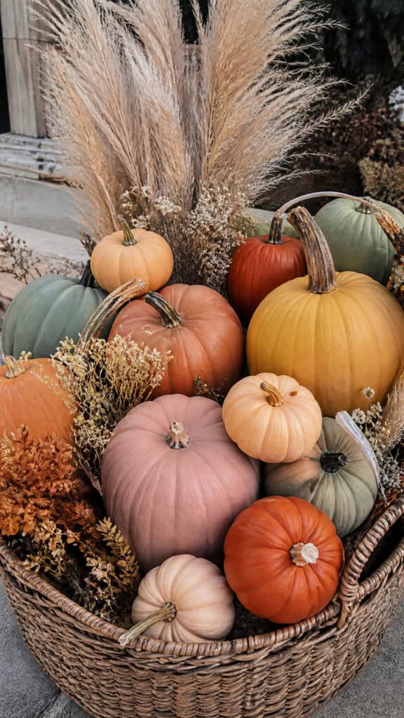 Boho Rainbow Pumpkins