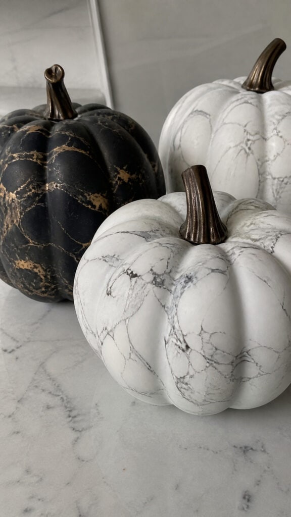 Marble Effect Pumpkins