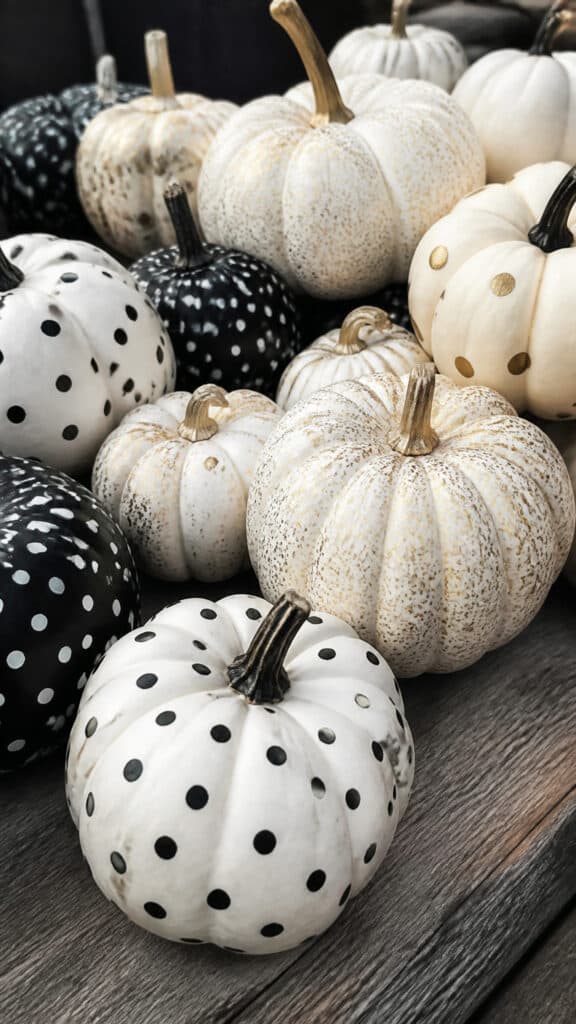 Speckled and Dotted Pumpkins