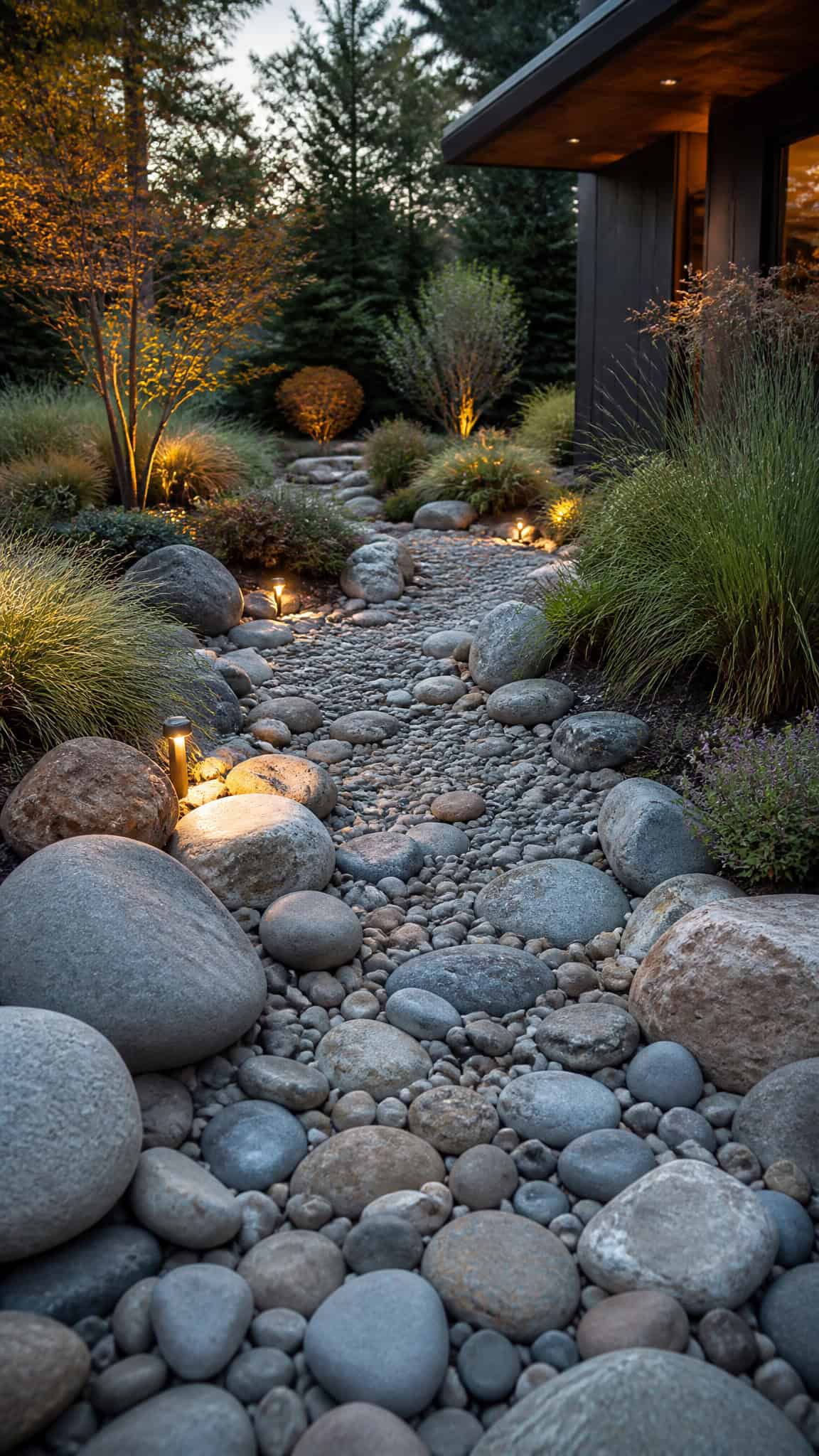 Create a Stunning Dry River Bed