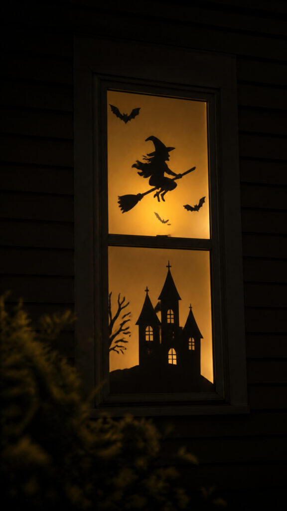 Spooky Silhouette Windows