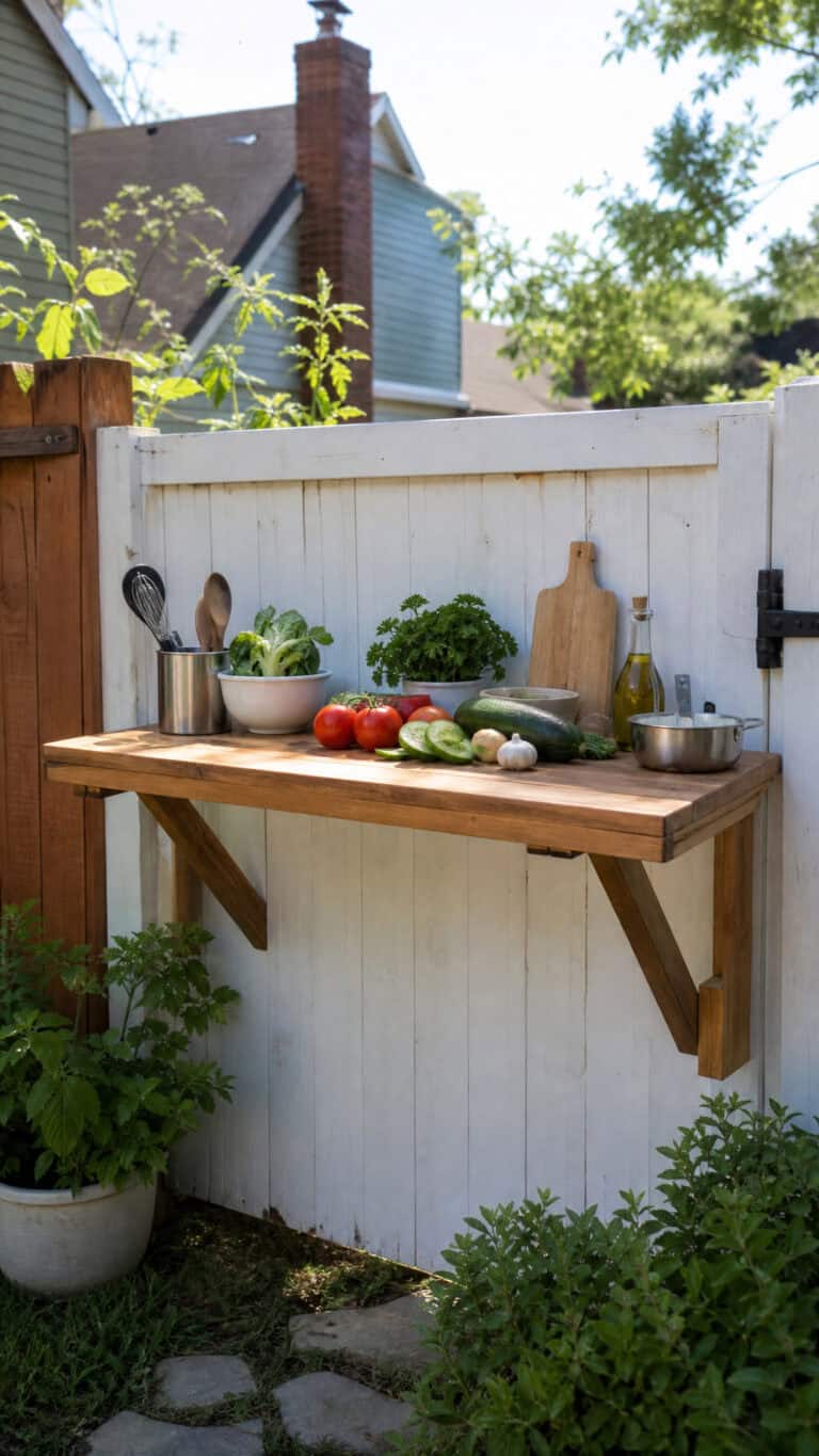 The Fold-Down Counter Kitchen