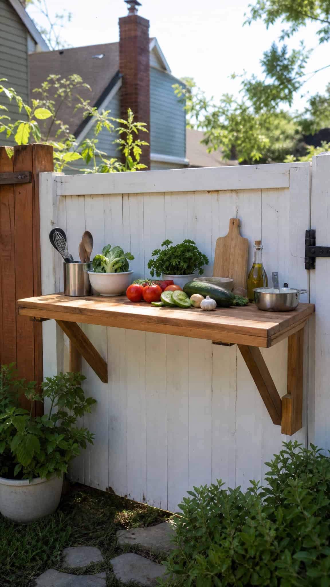 The Fold-Down Counter Kitchen