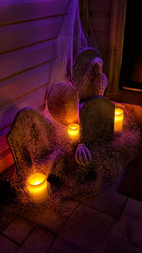 Miniature Graveyard Scene