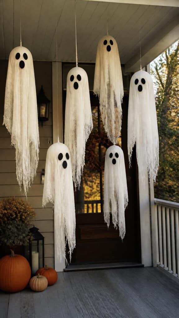 Vertical Hanging Ghost Family