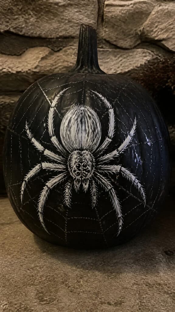 Creepy Crawly Spider Pumpkins