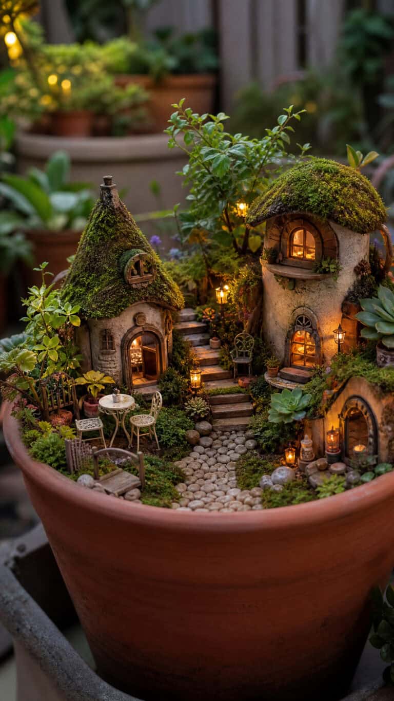 Create a Miniature Fairy Garden Village