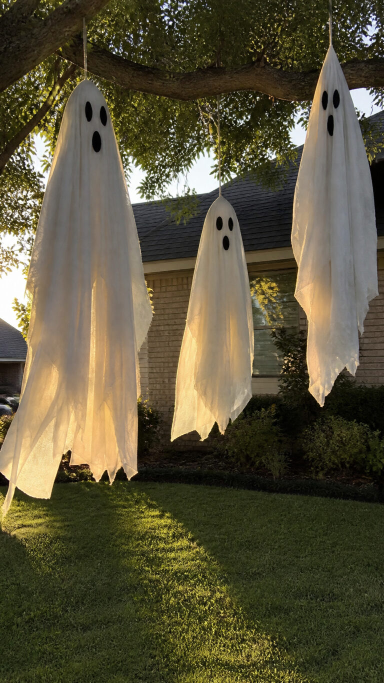 Ghostly Floating Spirits That Dance in the Breeze