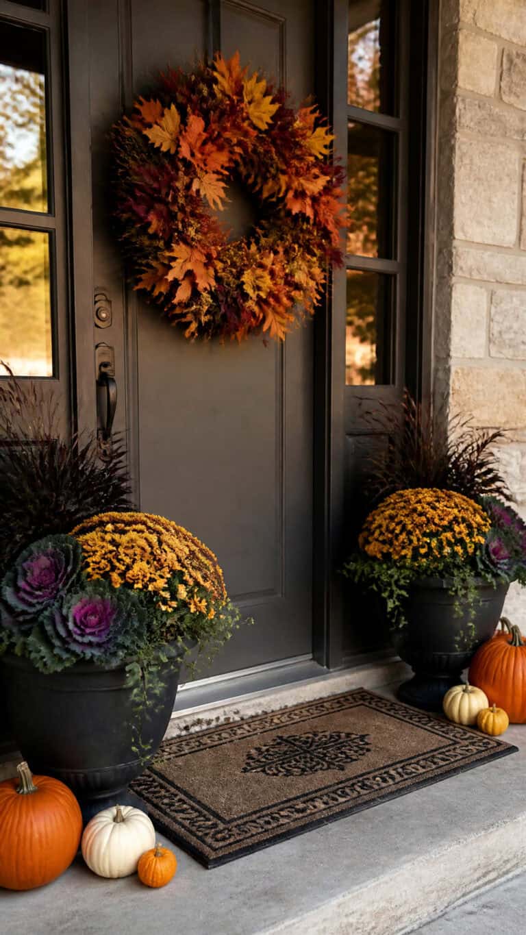 Start With a Statement-Making Front Door Display