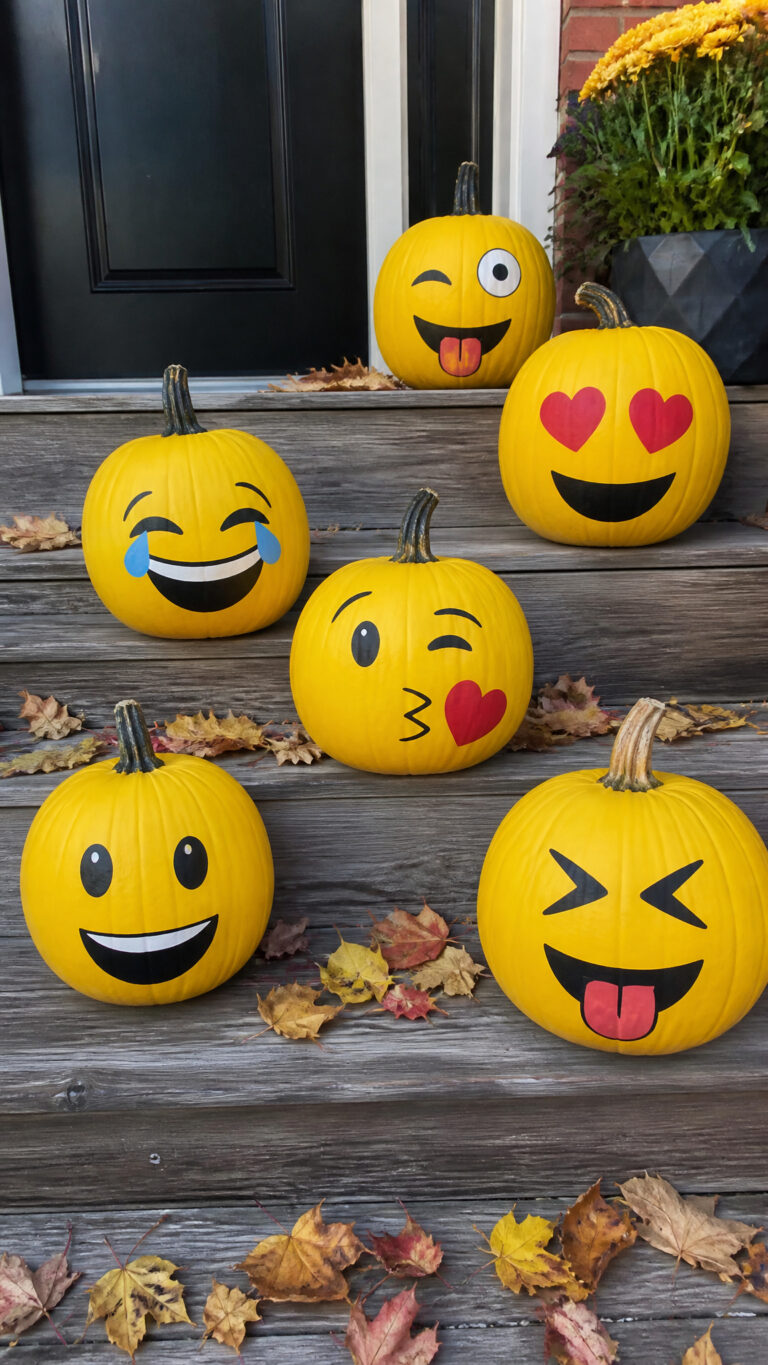 Emoji Pumpkins That Capture Every Mood